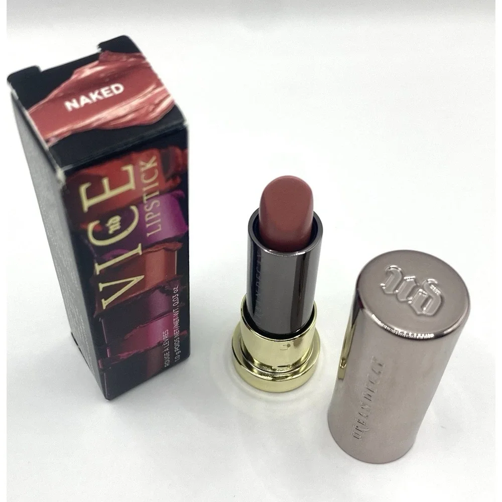 Urban Decay Vice Lipstick Naked (Cream) Travel Size .03 oz NIB